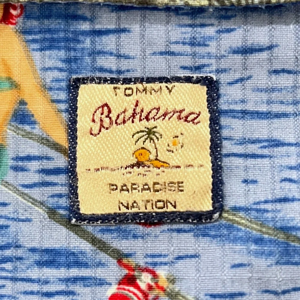 Tommy Bahama Paradise Nation Swim Trunks M Miss Bahama Pinup Girl Graphic Shorts